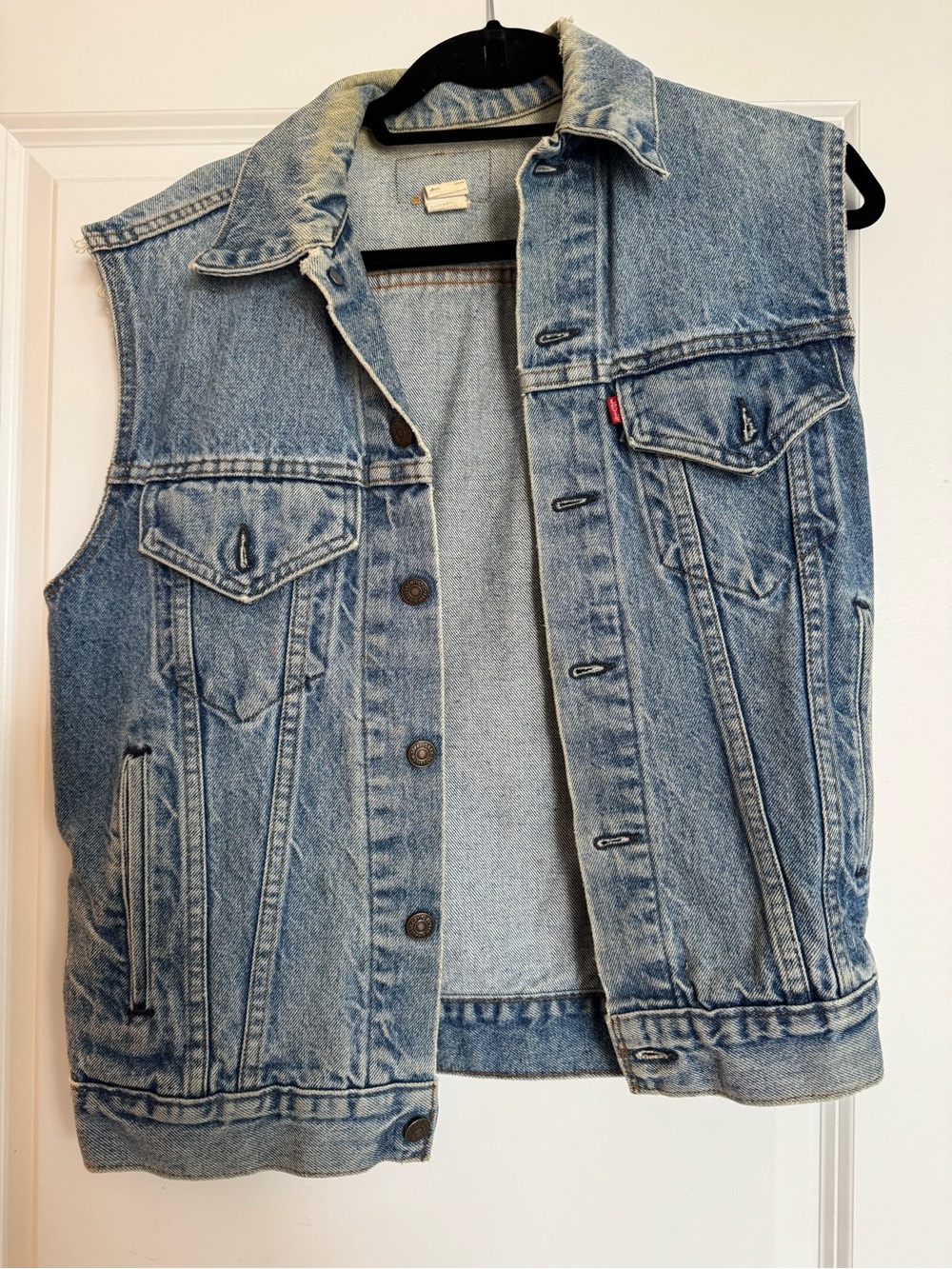 Vintage Levi’s Oversized Sleeveless Trucker Denim Jacket
